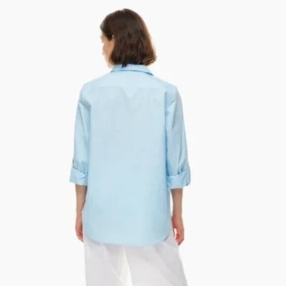 Babaton utility poplin shirt in light blue 2XS - Picture 13 of 13